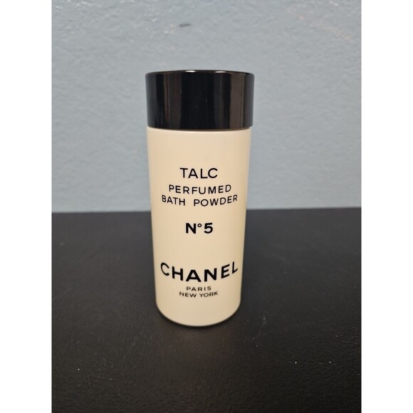 VINTAGE CHANEL NO. 5 Talc Perfumed Bath Powder 5oz 142g - USED - Picture 1 of 7